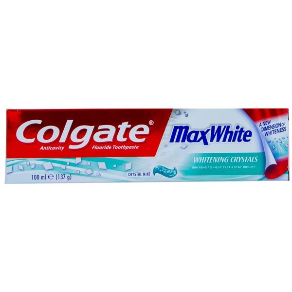 خمیر دندان کلگیت Max White مدل Whitening Crystals