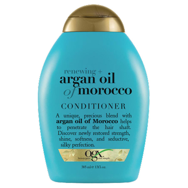 نرم کننده او جی ایکس مدل Renewing Argan Oil Of Morocco حجم 385 میلی لیتر